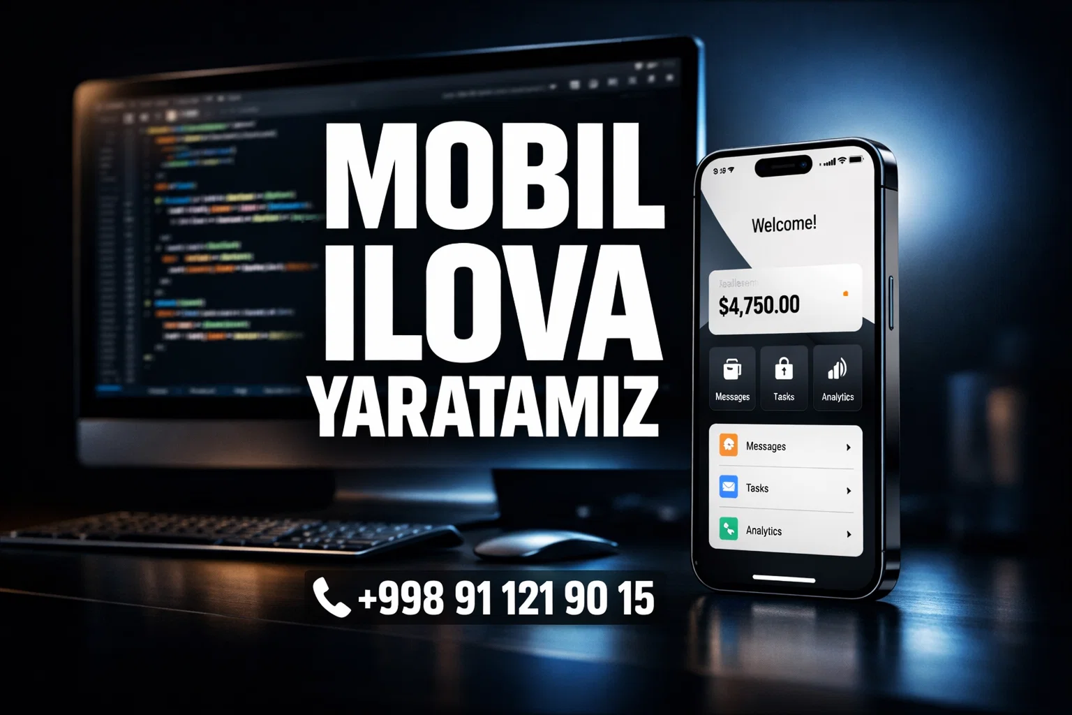 Mobil ilova yaratish xizmati Toshkentda – Professional App Development 2026